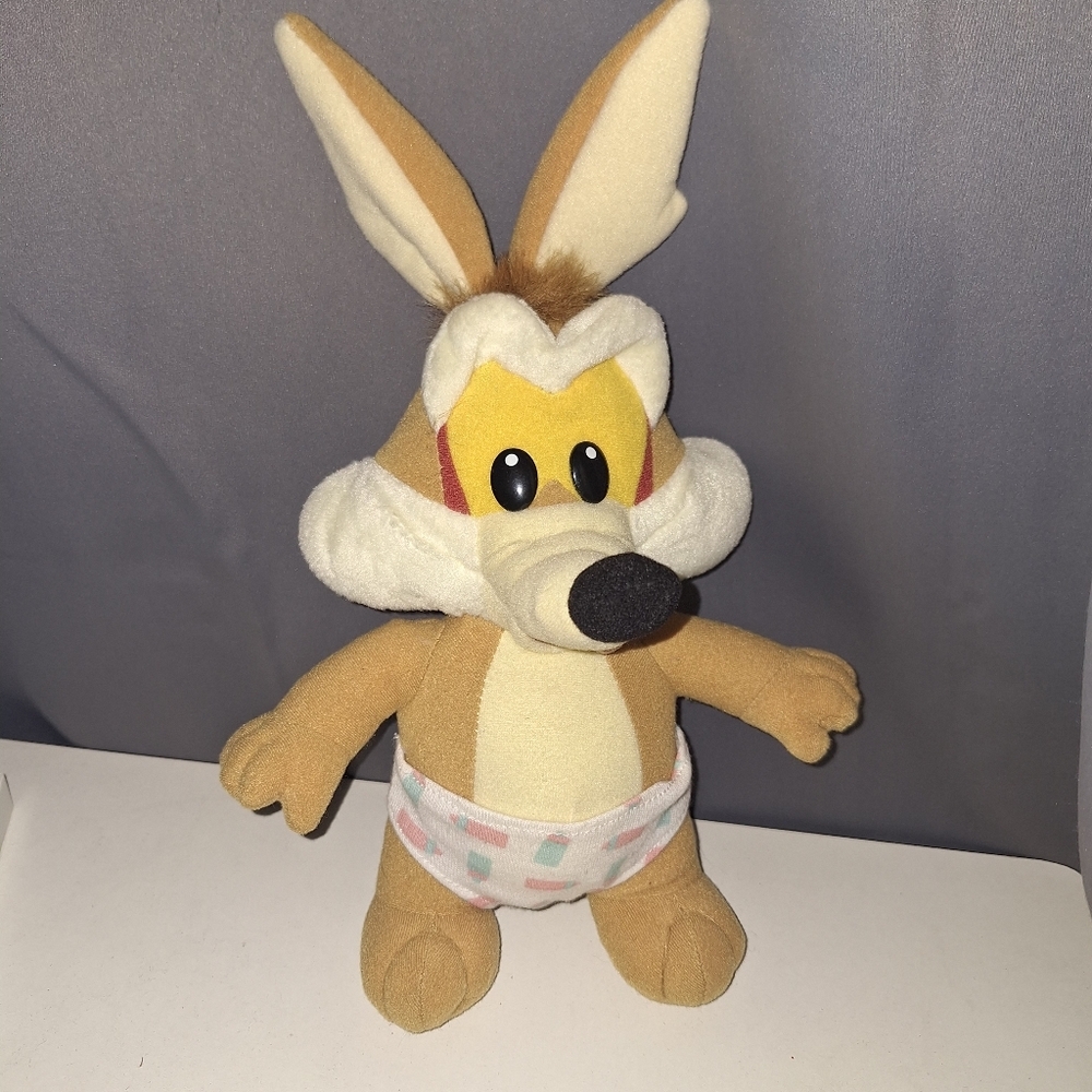 Tyco Baby Wile E Coyote Lovables Looney Tunes Plush 1995